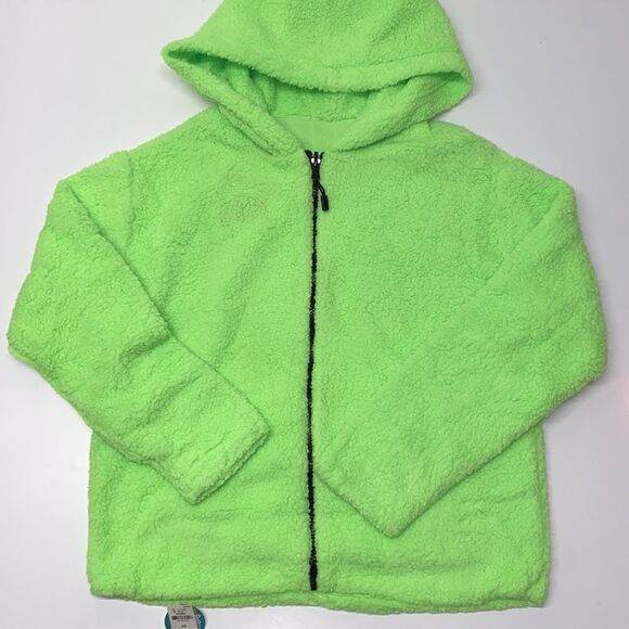 VICTORIA SECRET PINK REVERSIBLE SHERPA LINED FULL-ZIP NEW - Picture 2 of 11